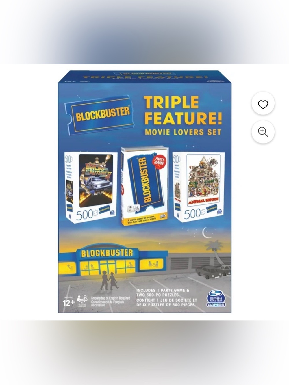 🎬 Blockbuster Triple Feature Movie Lovers Set – Spin Master Games 🎬
